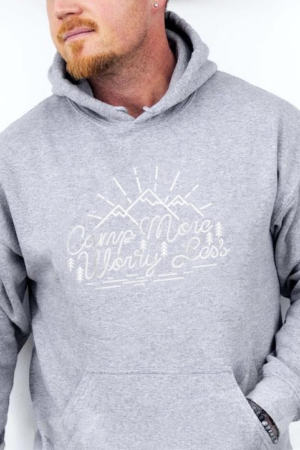 Camp More Worry Less Camping Hoodie