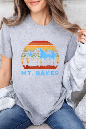 Camping Mt. Baker Hiking Nature T-Shirt