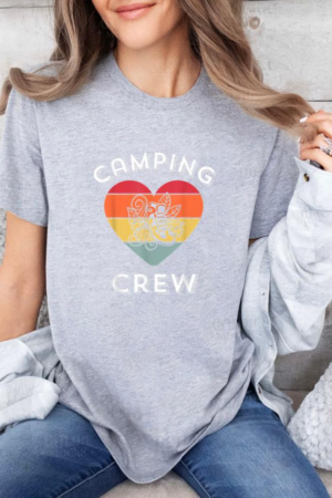 Camping Trip Hiking Crew T-Shirt