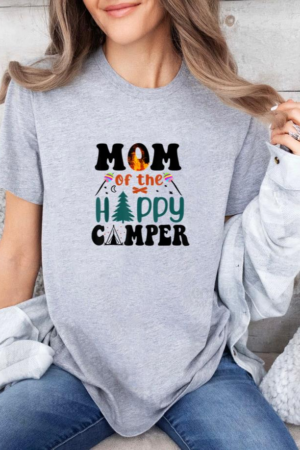 Camping Trip Mom Of The Happy Camper T-Shirt