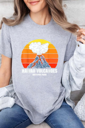 Camping Vintage Hawaii Volcanoes National Park T-Shirt