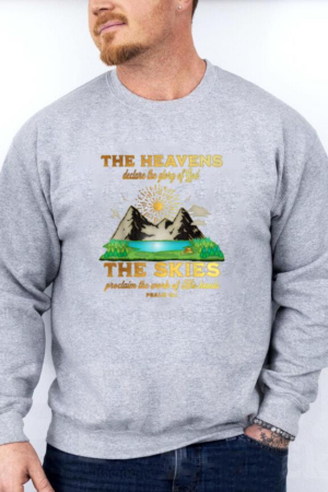 Christian Heavens Skies Camping Sweatshirt