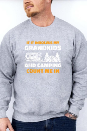 Cool Camping Grandparent Sweatshirt
