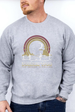 Earth Day Joshua Tree Desert Camping & Hiking Sweatshirt