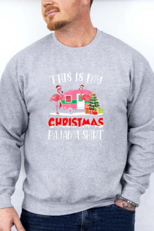 Flamingo Camping Camper Sweatshirt