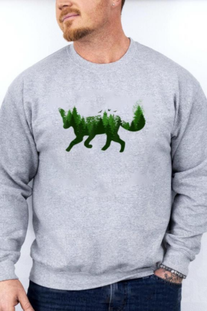Fox Forest Nature Camping Sweatshirt
