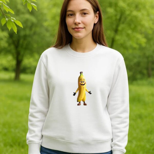 Banana Zesty Sleek Sweatshirt - Image 3