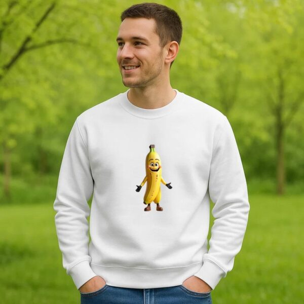 Banana Zesty Sleek Sweatshirt - Image 4