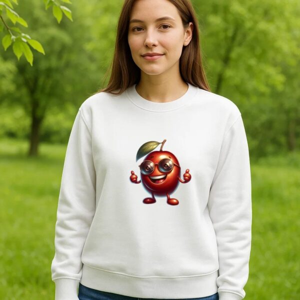 Berry Vibrant Sleek Sweatshirt - Image 3