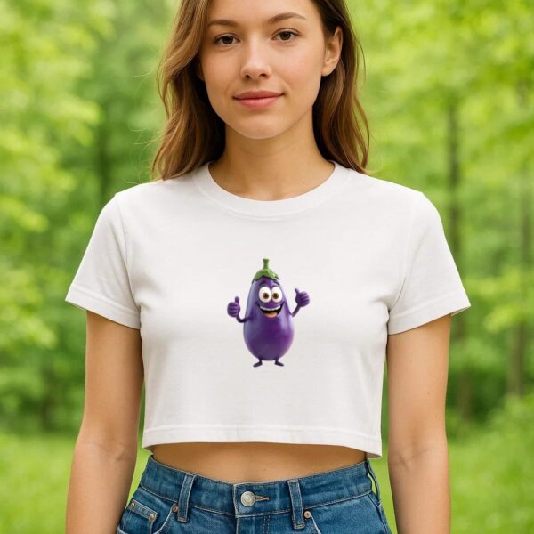 Lemon Tasty Bold Croptop - Image 2