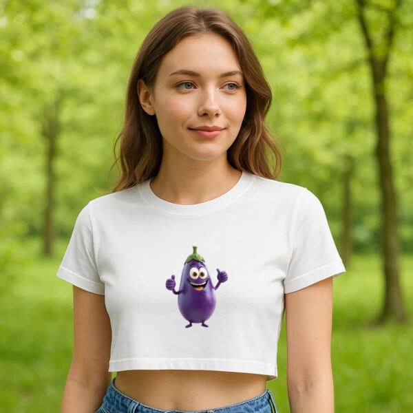 Lemon Tasty Bold Croptop - Image 4