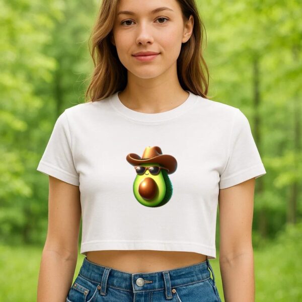 Lemon Vibrant Creative Croptop - Image 2