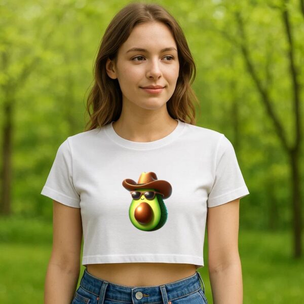 Lemon Vibrant Creative Croptop - Image 3