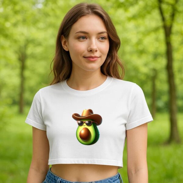 Lemon Vibrant Creative Croptop - Image 4