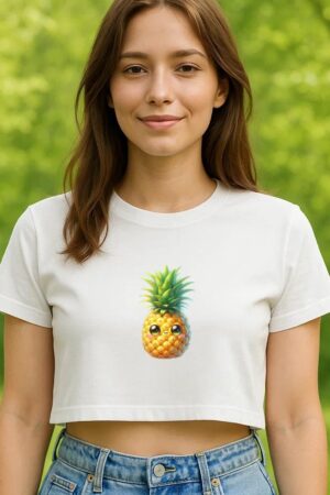 Mango Vibrant Minimal Croptop