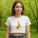 Orange Fresh Trendy Croptop