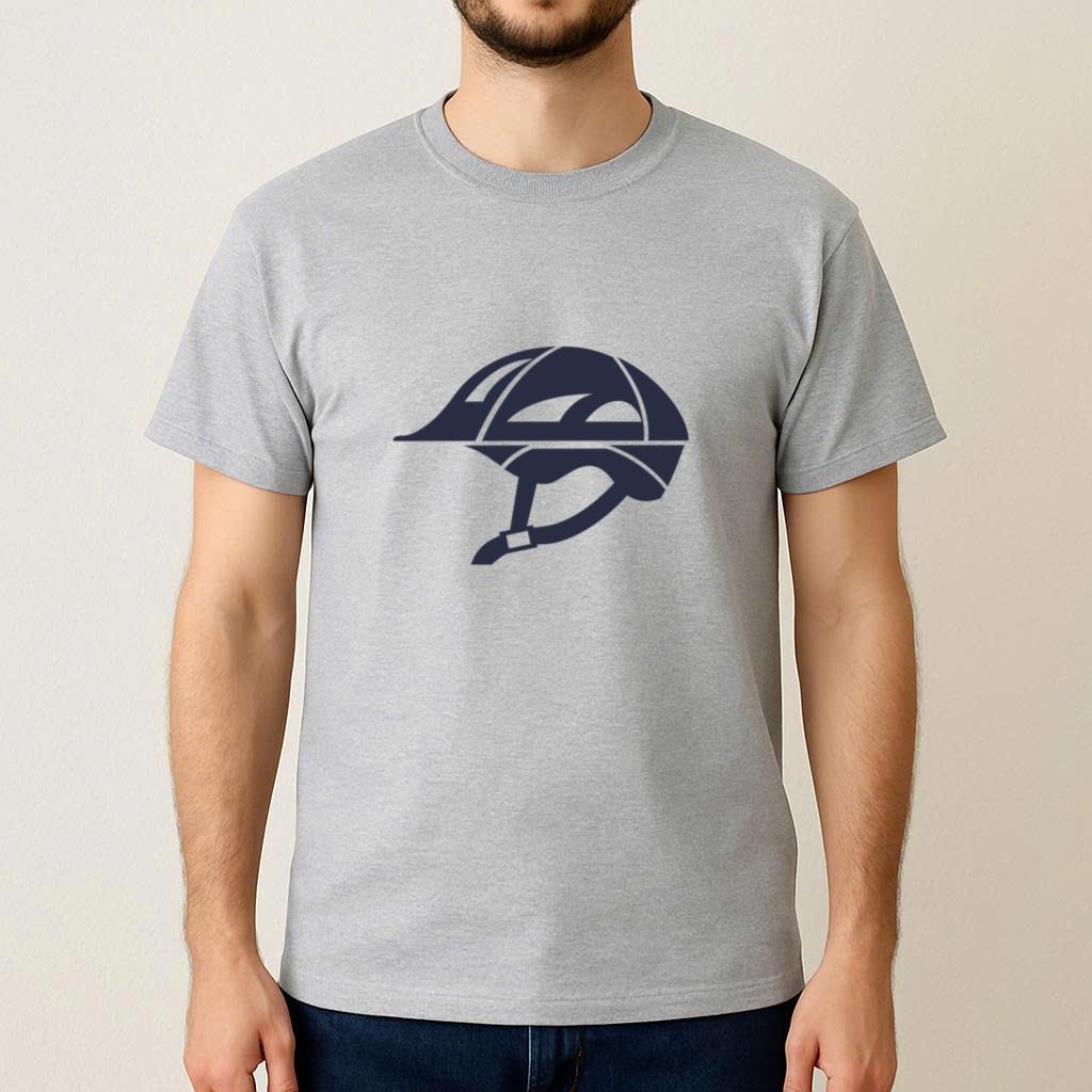 Bicycle Helmet Cut Out T-Shirt - Image 3