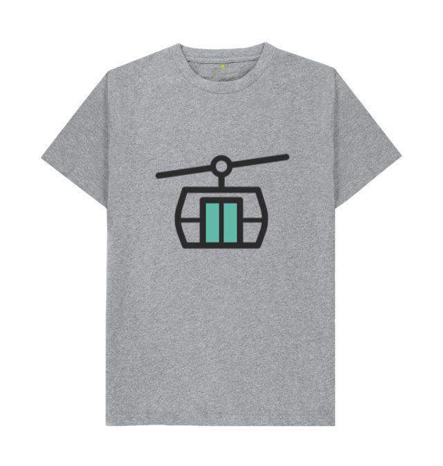 Cable Car Colored Stroke Icon T-Shirt