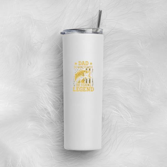 fishing quote dad man myth Tumbler - Image 2