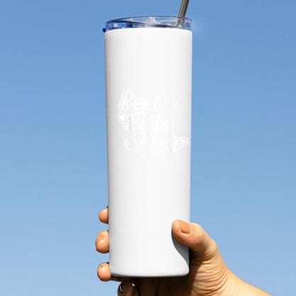 Fishing Reel Girls Fish Tumbler - Image 3