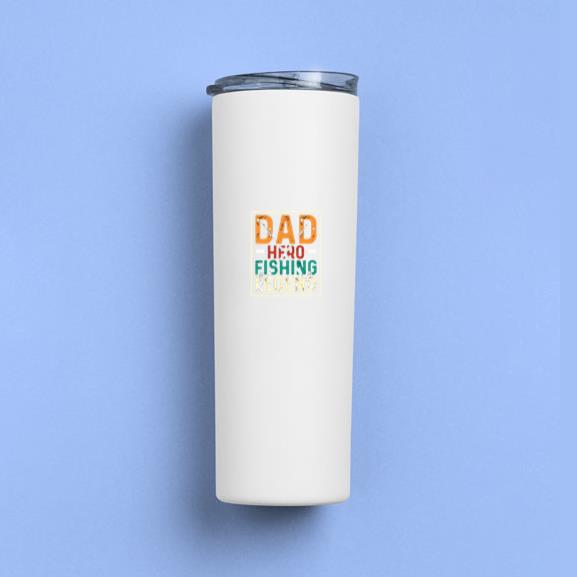 fishing tshirt design dad hero Tumbler