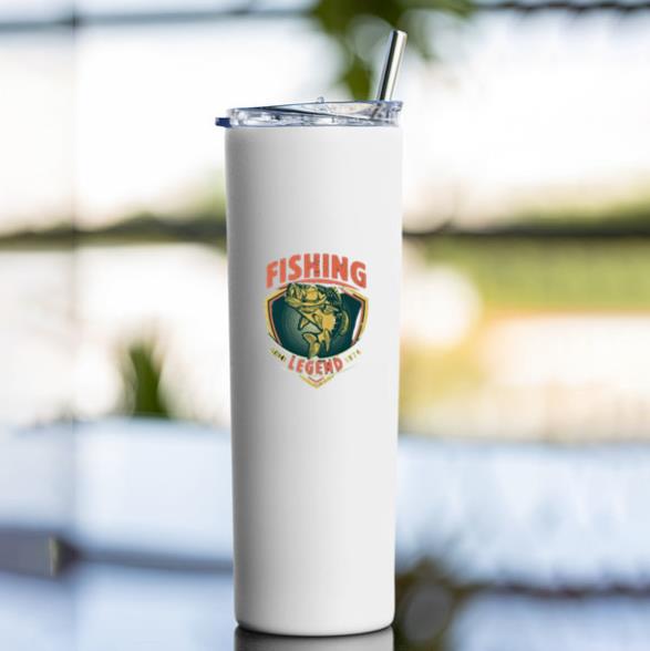 fishing vector t shirt eps Tumbler - Image 4