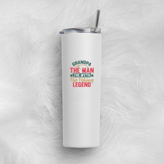 grandma man myth fishing legend Tumbler - Image 2