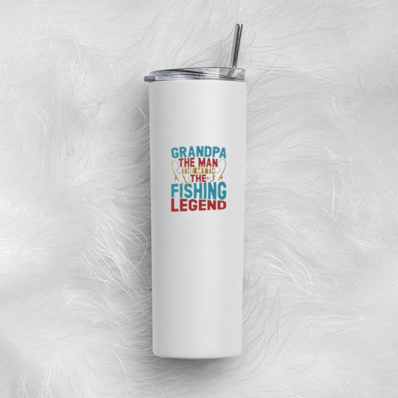 grandpa man myth fishing legend Tumbler - Image 2