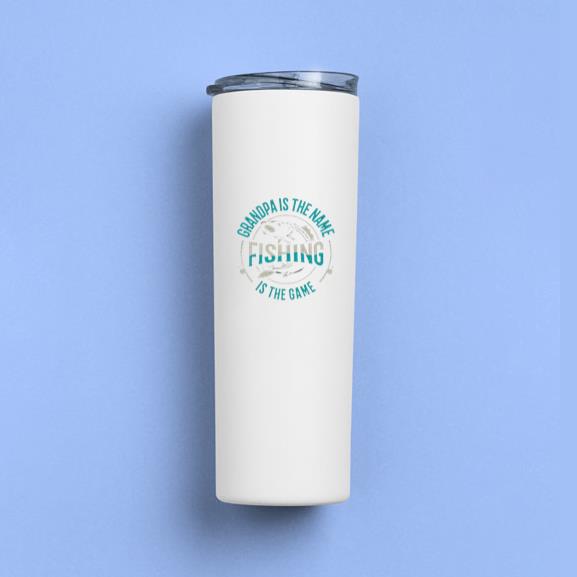 grandpa my name fishing game Tumbler