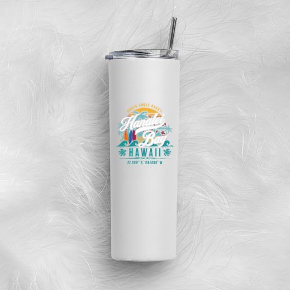 Hanalei Bay Hawaii Retro Sun Fishing Tumbler - Image 2
