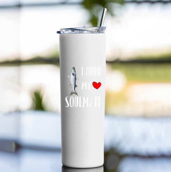 I Found My Soulmate Mullet Fish Tumbler - Image 4