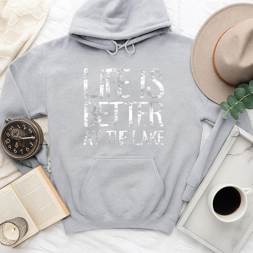 Life Is Better At The Lake Camping Hoodie