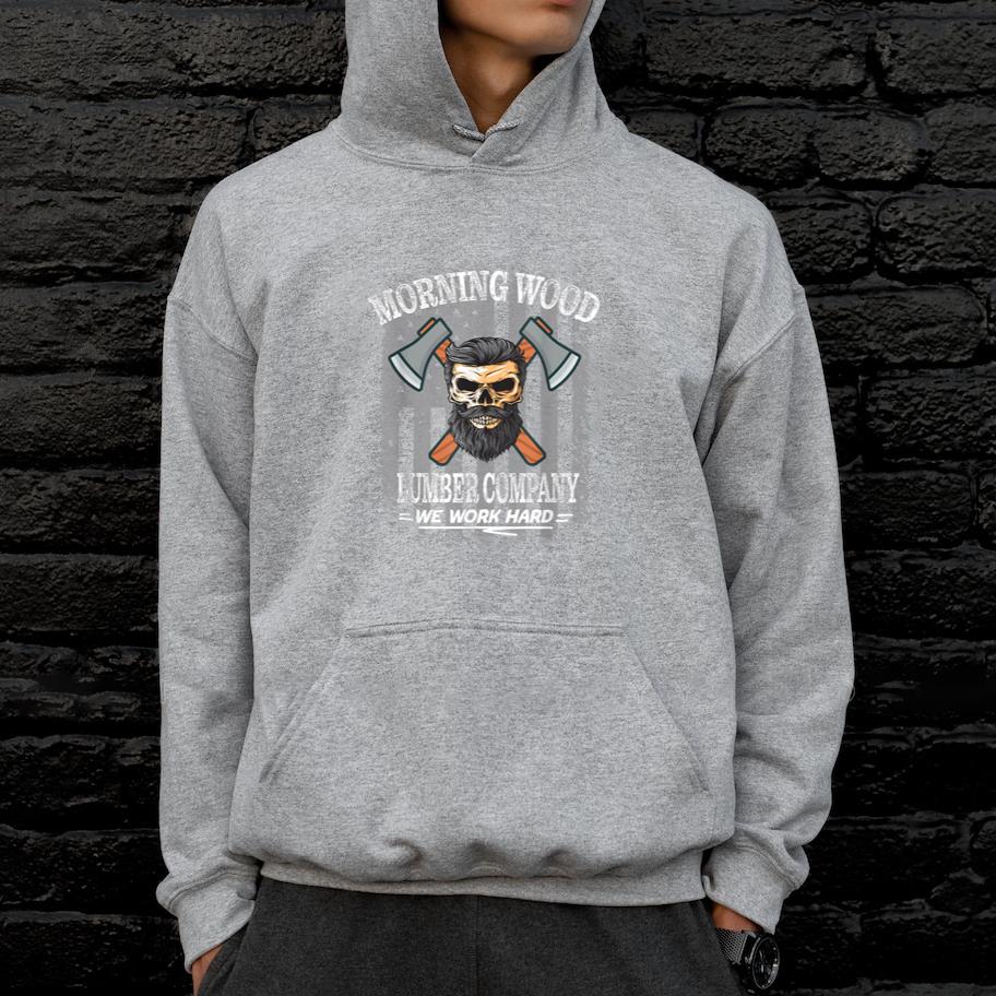 Morning Wood Lumber Company Camping Hoodie - Image 3