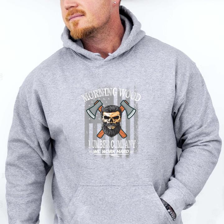 Morning Wood Lumber Company Camping Hoodie - Image 2