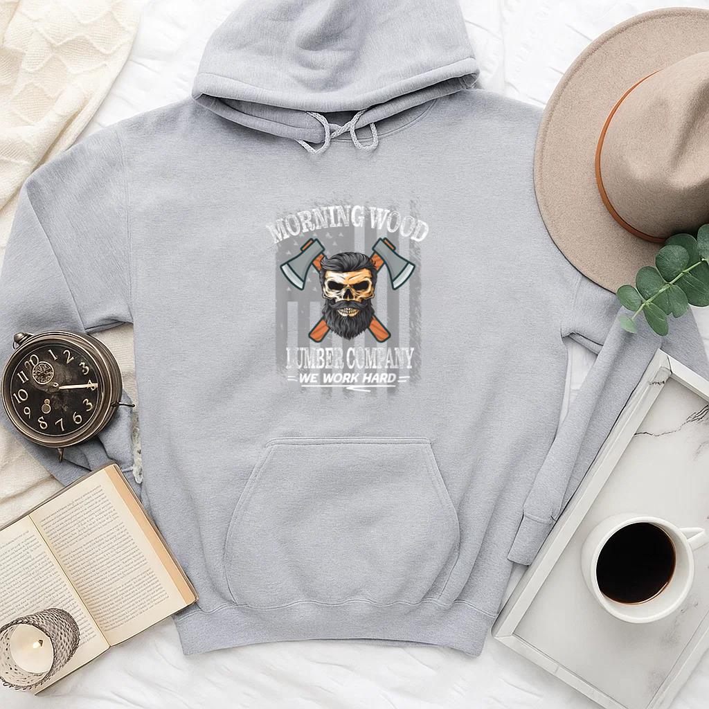 Morning Wood Lumber Company Camping Hoodie