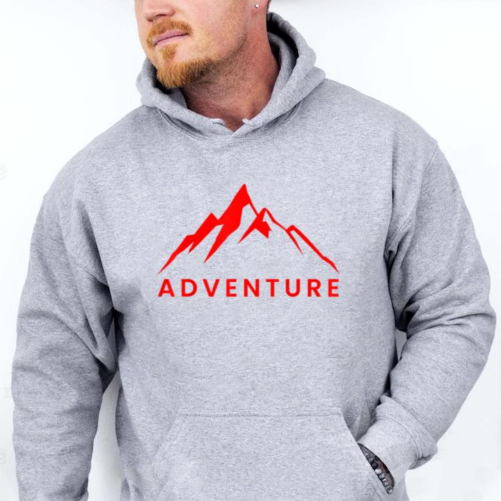 Mountain Adventure Hiking Camping Hoodie - Image 2