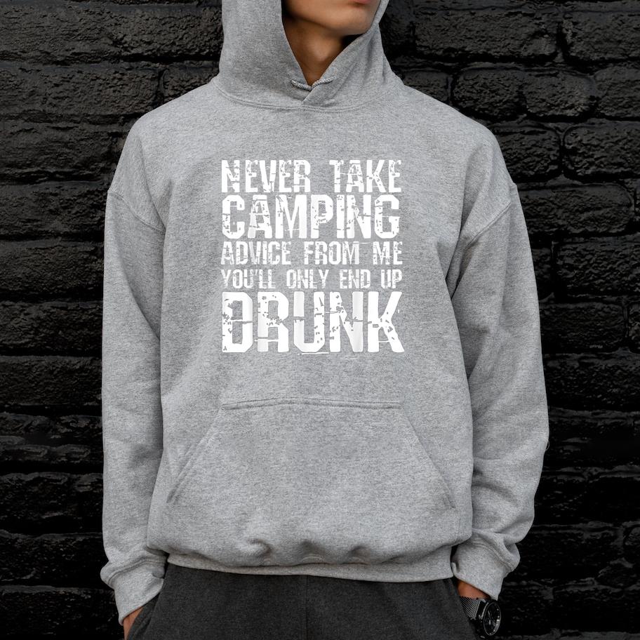 Never Take Camping Advice From Me Hoodie - Image 3