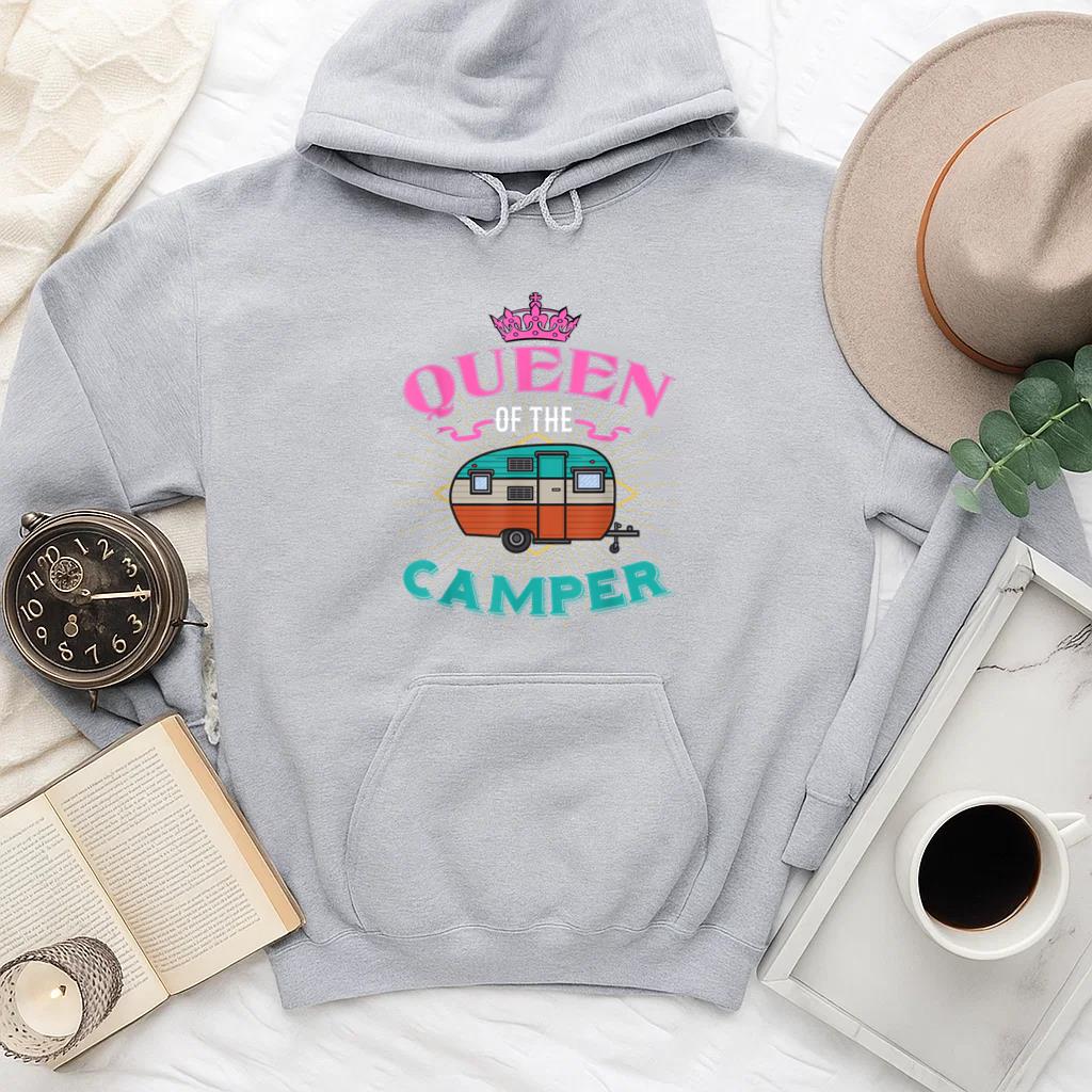 Queen Of The Camper Camping Hoodie