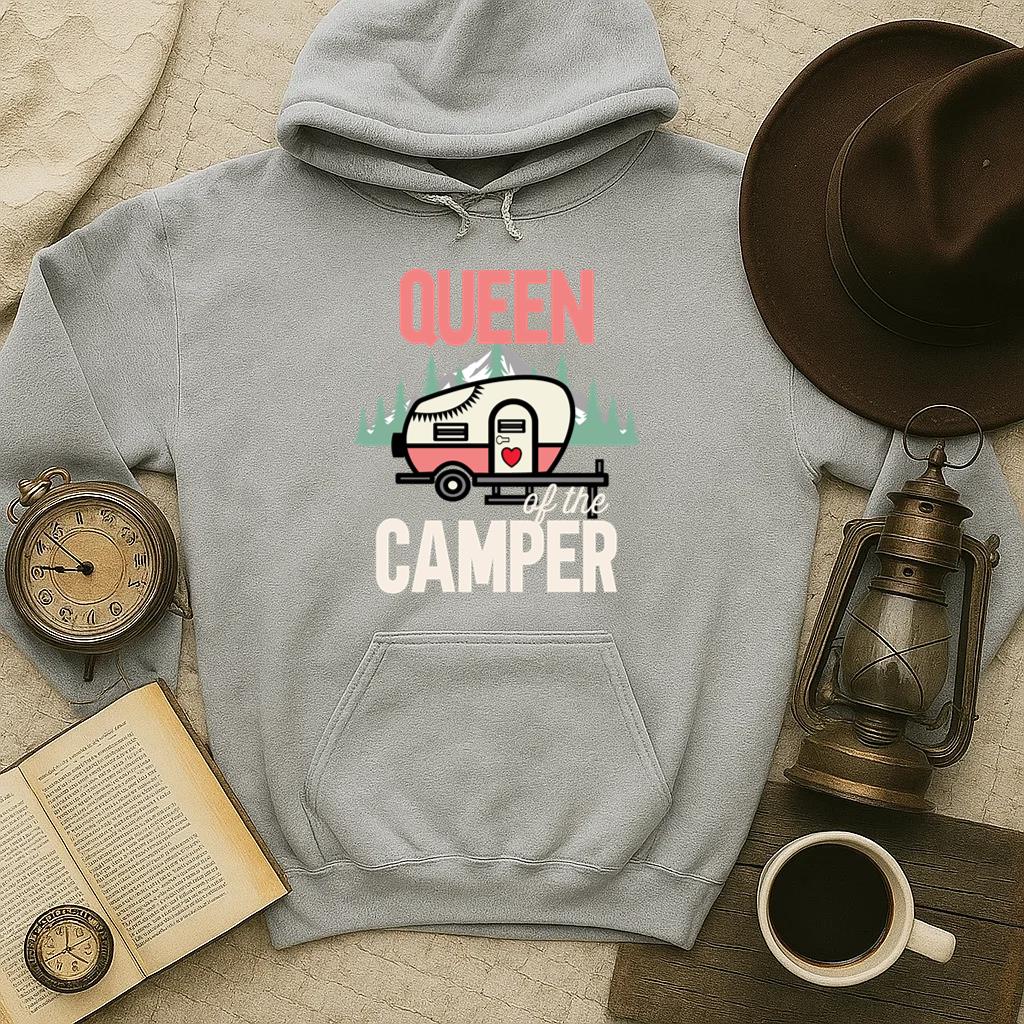 Queen Of The Camper Outdoor Hoodie - Image 4