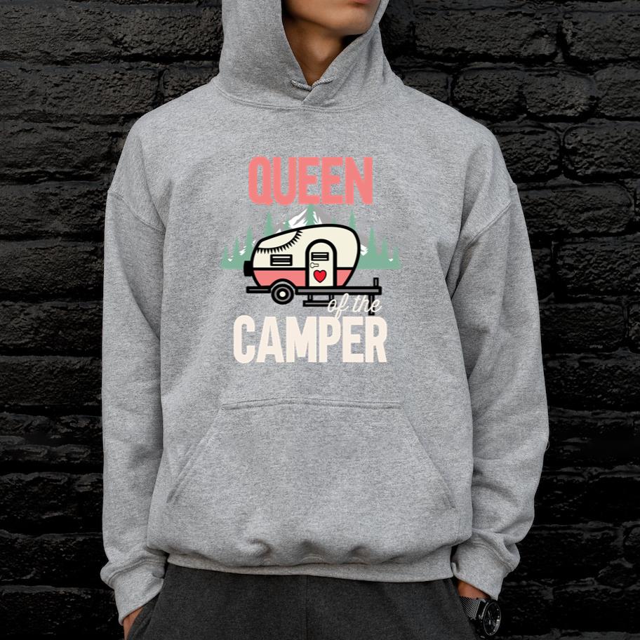 Queen Of The Camper Outdoor Hoodie - Image 3