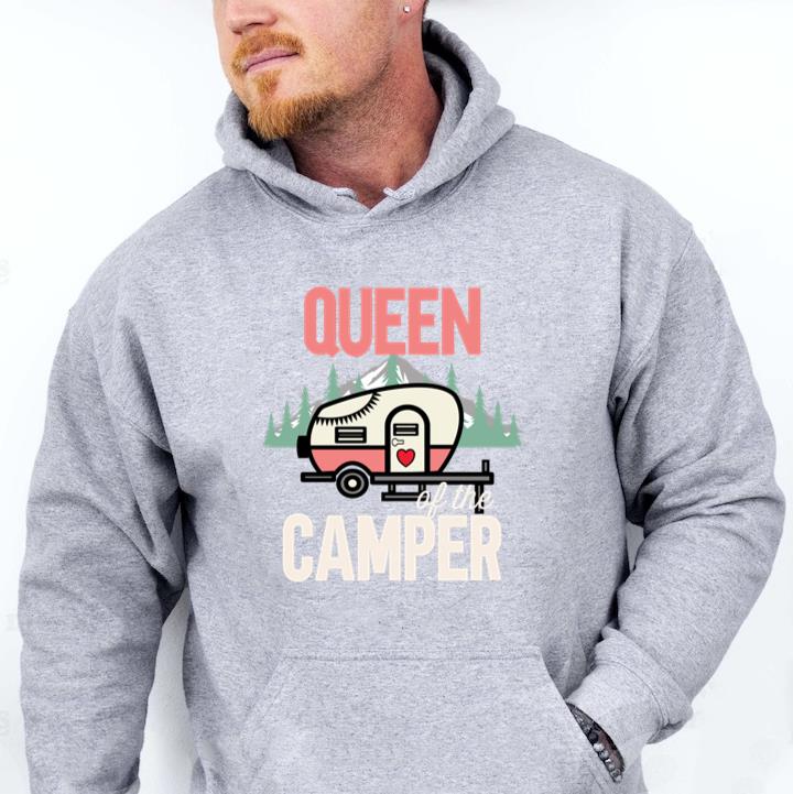 Queen Of The Camper Outdoor Hoodie - Image 2
