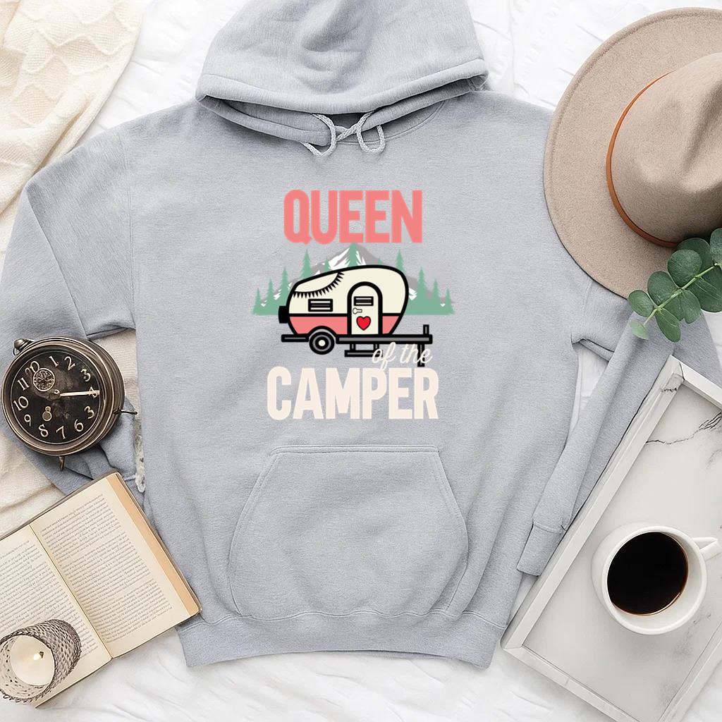 Queen Of The Camper Outdoor Hoodie