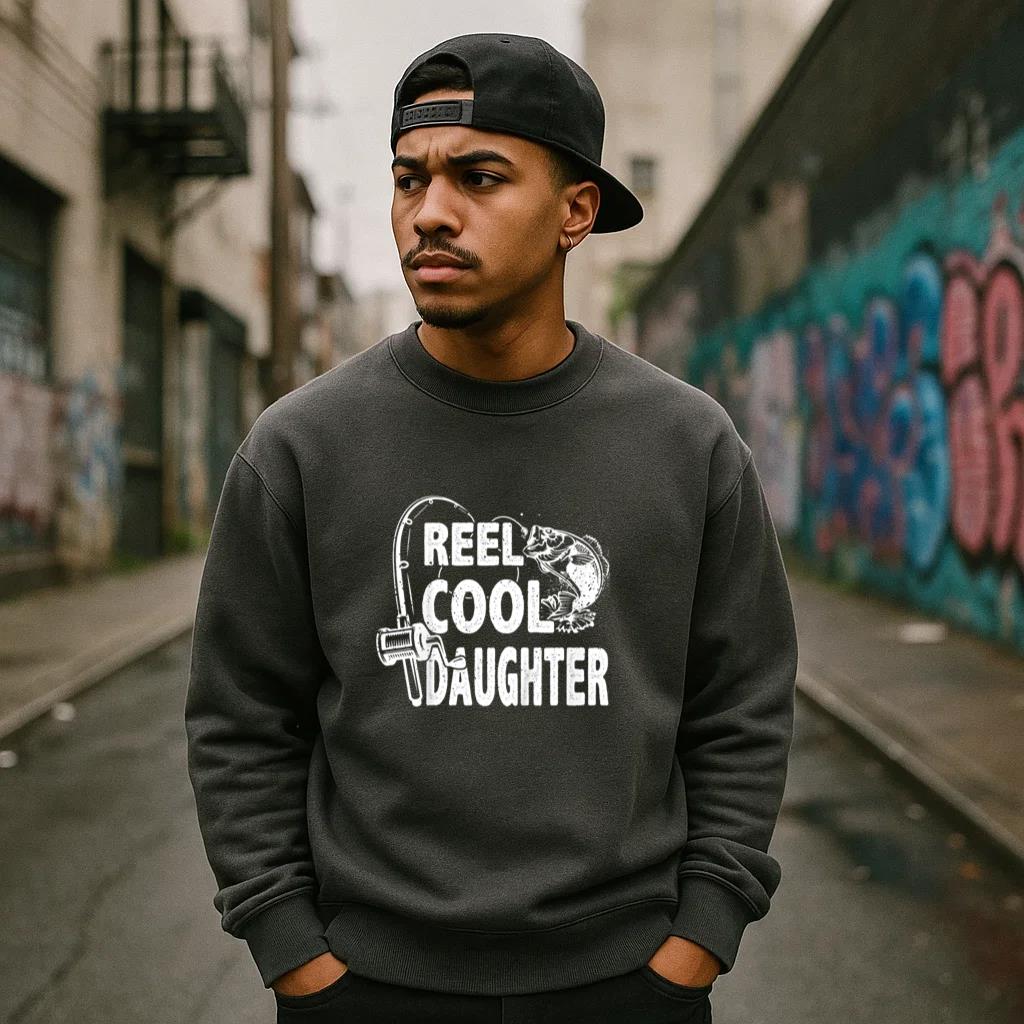Reel Cool Daughter Fishing Sweatshirt - Image 4