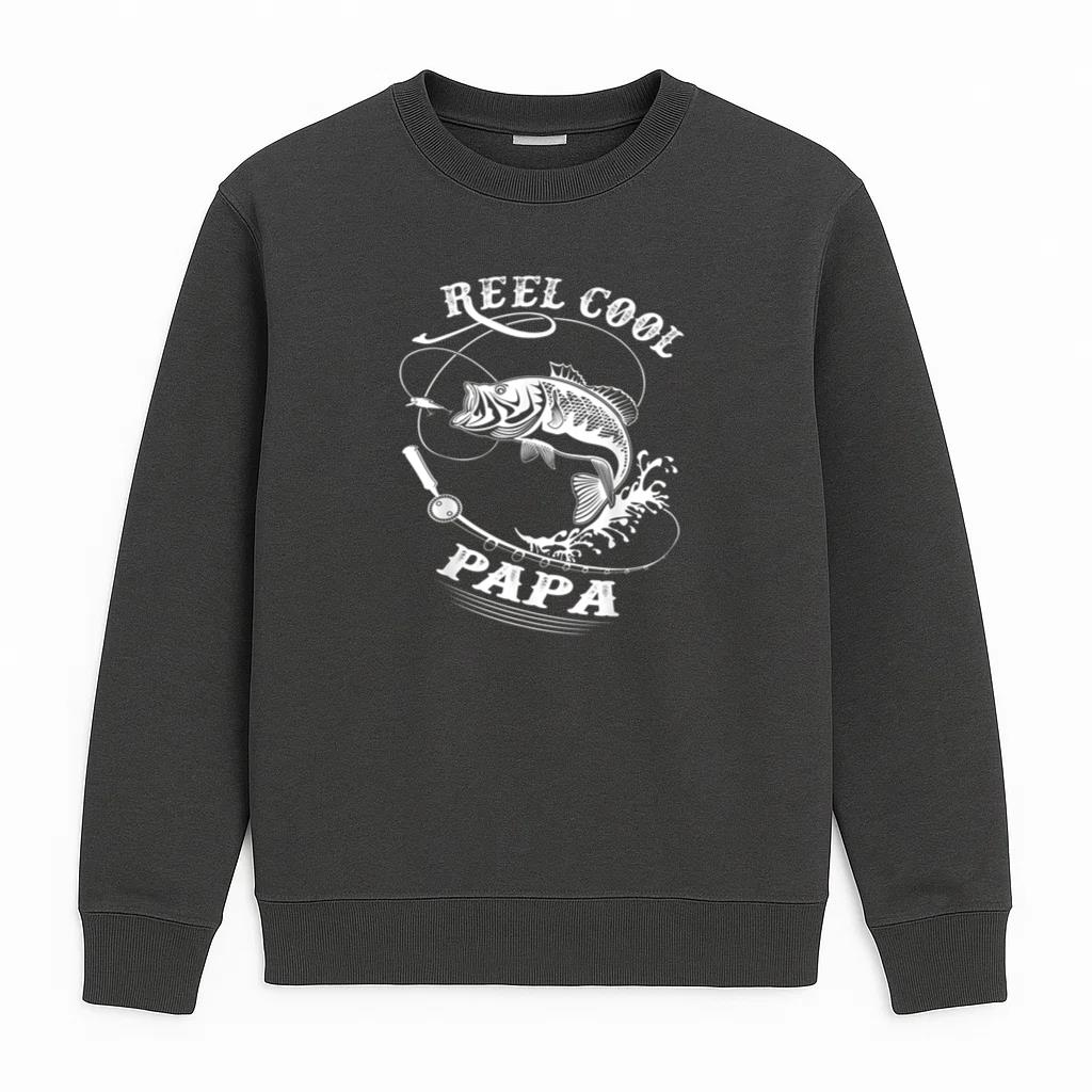 Reel Cool Papa Fishing Sweatshirt