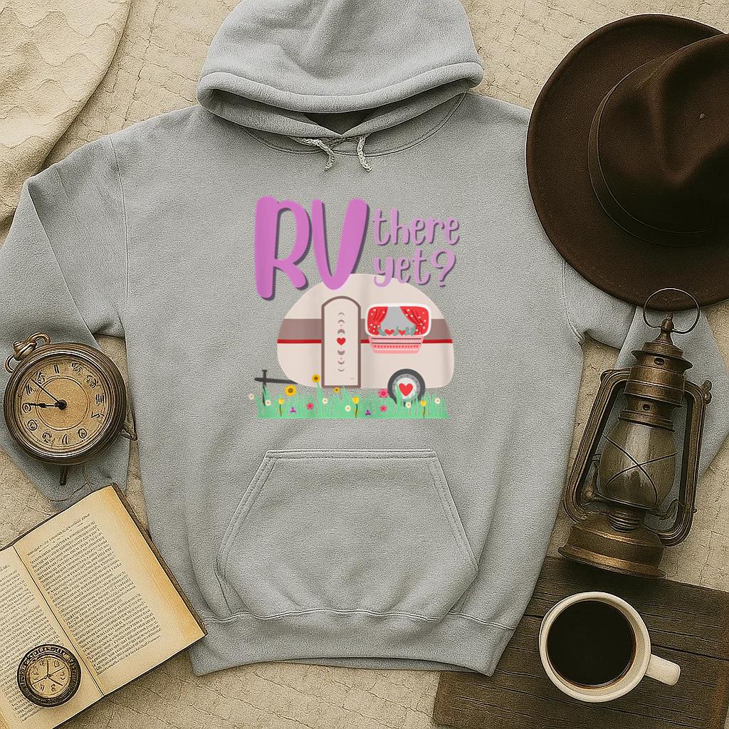 RV There Yet Camping Hoodie - Image 4
