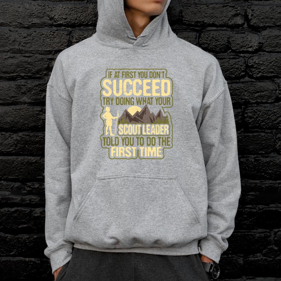 Scout Leader Cub Camping Hoodie - Image 3