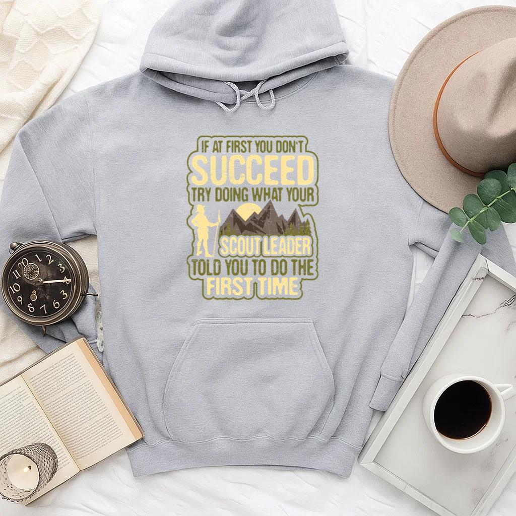 Scout Leader Cub Camping Hoodie