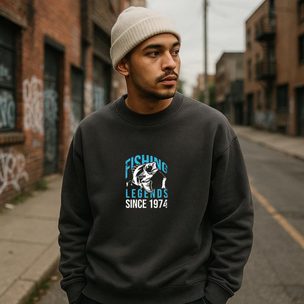 since fishing legends tshirt Sweatshirt - Image 3