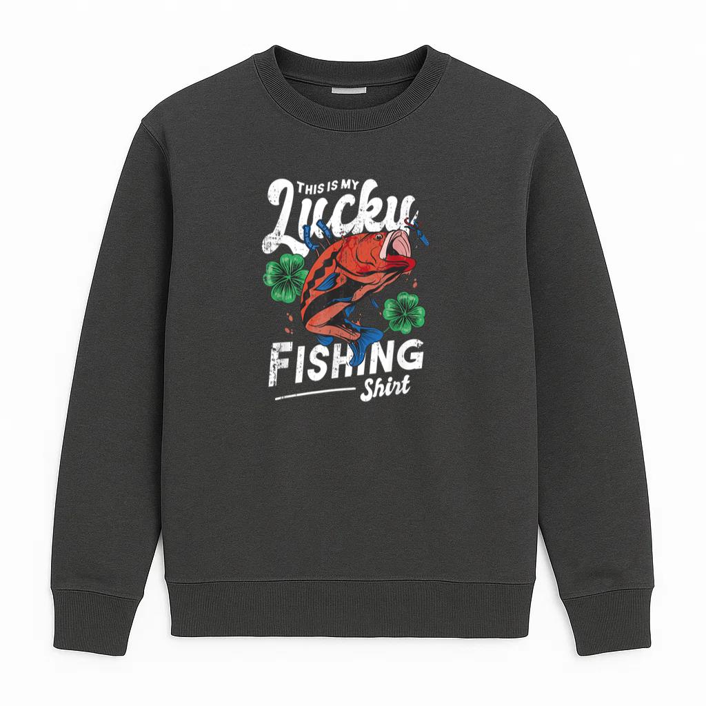 This Is My Lucky Fishing Apparel Sweatshirt