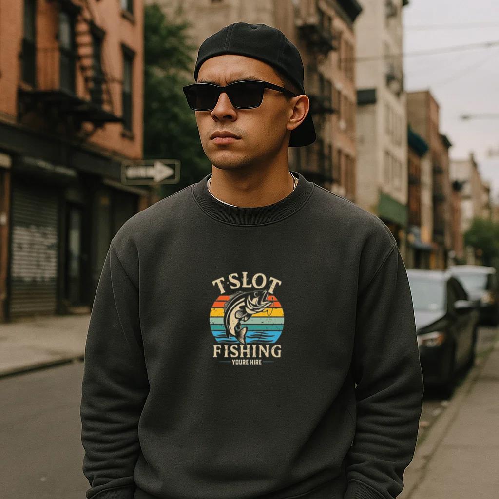 vector-fishing-t-shirt-design-260nw-2415598471 Sweatshirt - Image 2